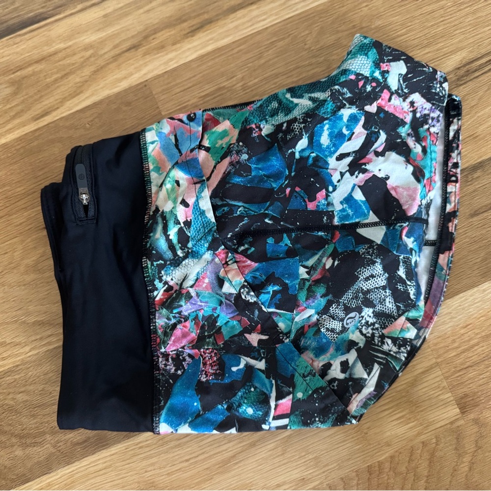 lululemon athletica Blue and Pink Athletic Shorts